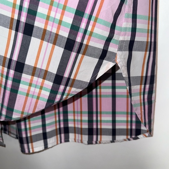 J. Crew Classic Fit Boy Shirt Signature Plaid Frosted Plum Size 6 - Picture 7 of 8